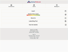 Tablet Screenshot of americasprinter.com